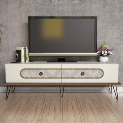 Mueble TV Ekol crema Practica Hogar