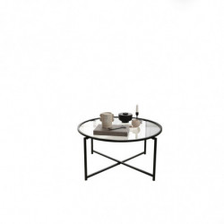 Mesa de centro Sun S403 negro mate Practica Hogar