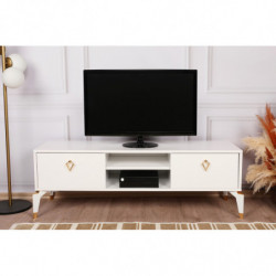 Mueble TV Posh blanco Practica Hogar