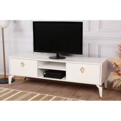 Mueble TV Posh blanco Practica Hogar