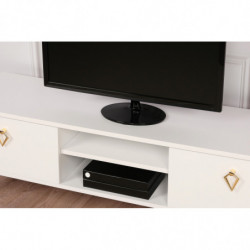 Mueble TV Posh blanco Practica Hogar
