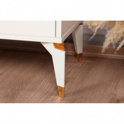 Mueble TV Posh blanco Practica Hogar