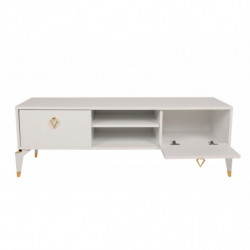 Mueble TV Posh blanco Practica Hogar