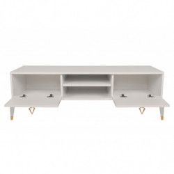 Mueble TV Posh blanco Practica Hogar