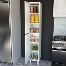Mueble auxiliar M1-1100 blanco Practica Hogar