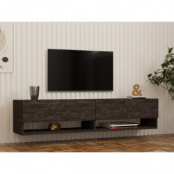 Mueble TV con estante Arges antracita Practica Hogar