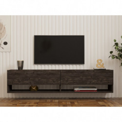 Mueble TV con estante Arges antracita Practica Hogar