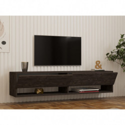 Mueble TV con estante Arges antracita Practica Hogar