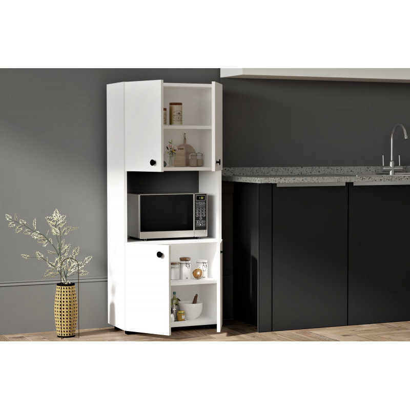 Mueble de cocina Ayaz blanco Practica Hogar Mueble de cocina Ayaz blanco Practica Hogar