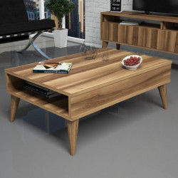 Mesa de centro Best nogal Practica Hogar