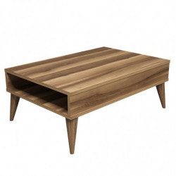 Mesa de centro Best nogal Practica Hogar