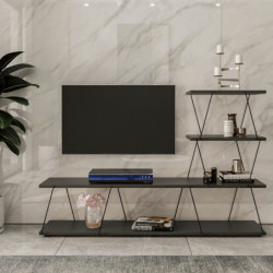 Mueble TV ilgaz antracita Practica Hogar