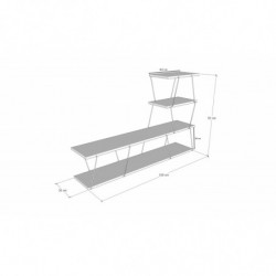 Mueble TV ilgaz blanco Practica Hogar