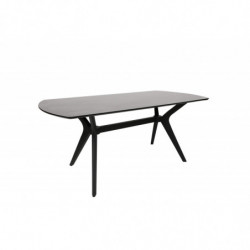 Mesa comedor Ares 1041 negro Practica Hogar