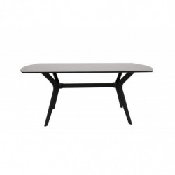Mesa comedor Ares 1041 negro Practica Hogar