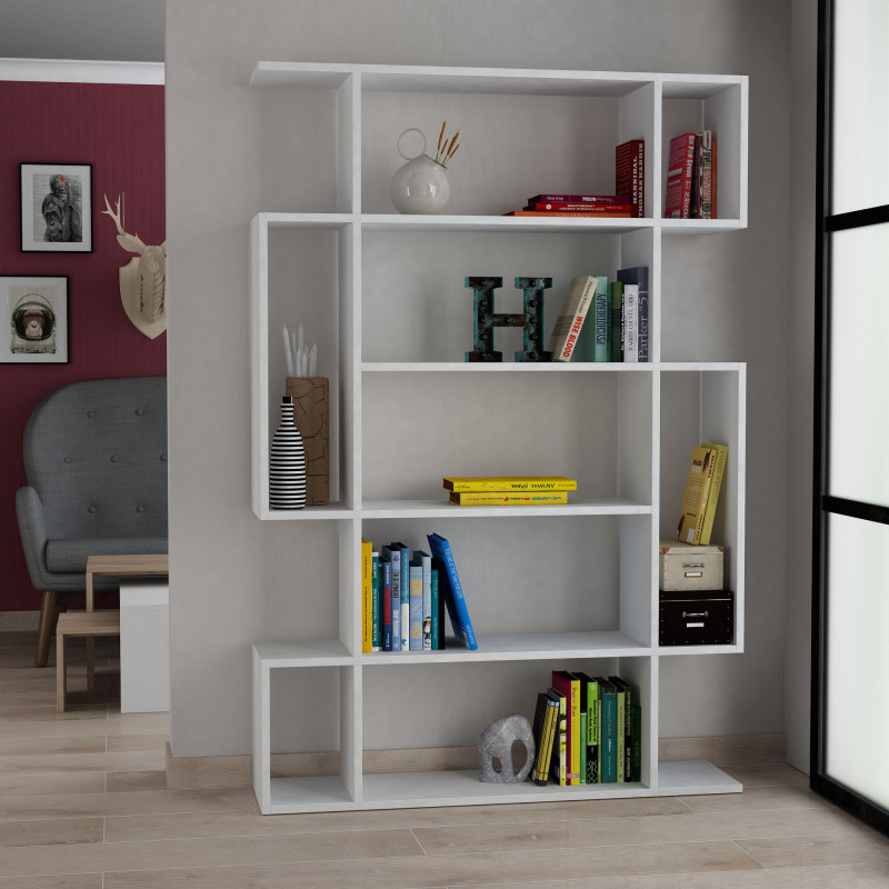 Librería Mito blanco Practica Hogar Librería Mito blanco Practica Hogar