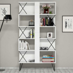 Librería Extra blanco Practica Hogar