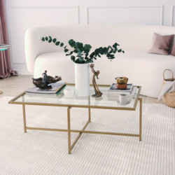 Mesa de centro Sun S410 dorado Practica Hogar