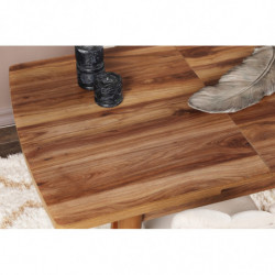 Mesa de comedor extensible inci 1141 nogal Practica Hogar