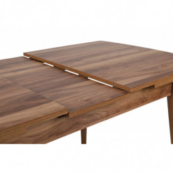 Mesa de comedor extensible inci 1141 nogal Practica Hogar