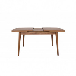 Mesa de comedor extensible inci 1141 nogal Practica Hogar