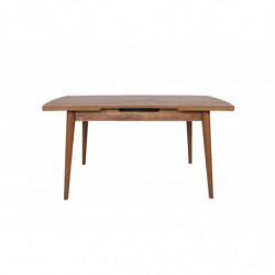 Mesa de comedor extensible inci 1141 nogal Practica Hogar