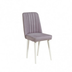 Set mesa comedor extensible y sillas (4 piezas) Vina 0701 soho blanco Practica Hogar