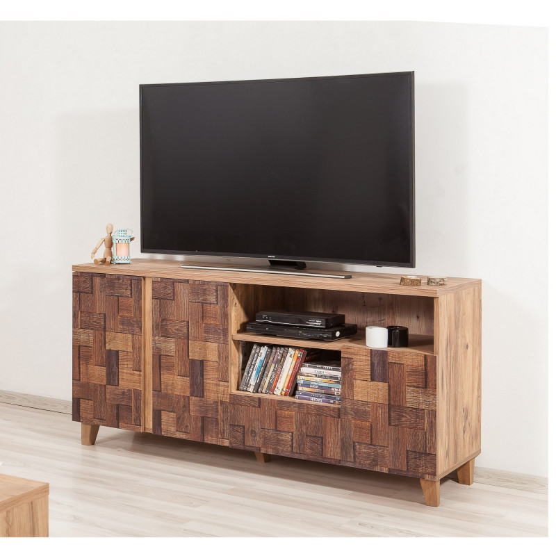 Mueble TV Marina Mila-750 pino atlántico Practica Hogar Mueble TV Marina Mila-750 pino atlántico Practica Hogar