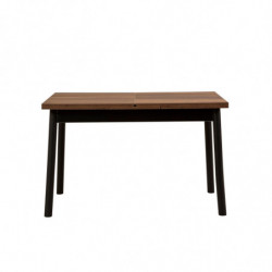 Mesa de comedor extensible Oliver Open negro Practica Hogar
