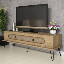 Mueble TV Ekol roble Practica Hogar