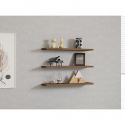 Estante de pared Boss nogal Practica Hogar