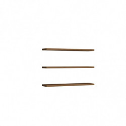 Estante de pared Boss nogal Practica Hogar