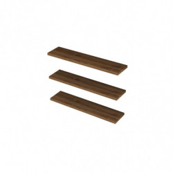 Estante de pared Boss nogal Practica Hogar