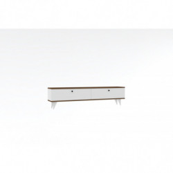 Mueble TV Paris nogal blanco Practica Hogar