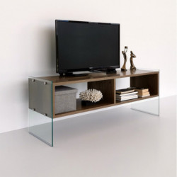 Mueble TV TV404 nogal Practica Hogar