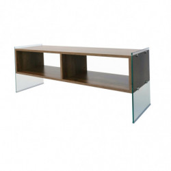 Mueble TV TV404 nogal Practica Hogar