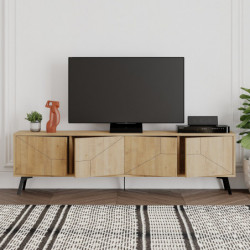 Mueble TV Dune roble Practica Hogar