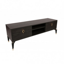 Mueble TV Posh marron oscuro Practica Hogar