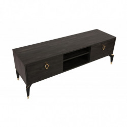 Mueble TV Posh marron oscuro Practica Hogar