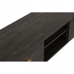 Mueble TV Posh marron oscuro Practica Hogar