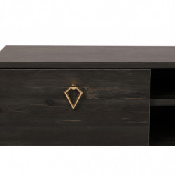 Mueble TV Posh marron oscuro Practica Hogar