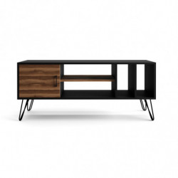 Mueble TV Tugba-L3023 marrón oscuro Practica Hogar