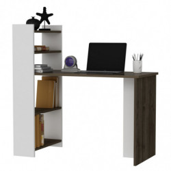 Escritorio de estudio Enna Nogal Blanco Practica Hogar
