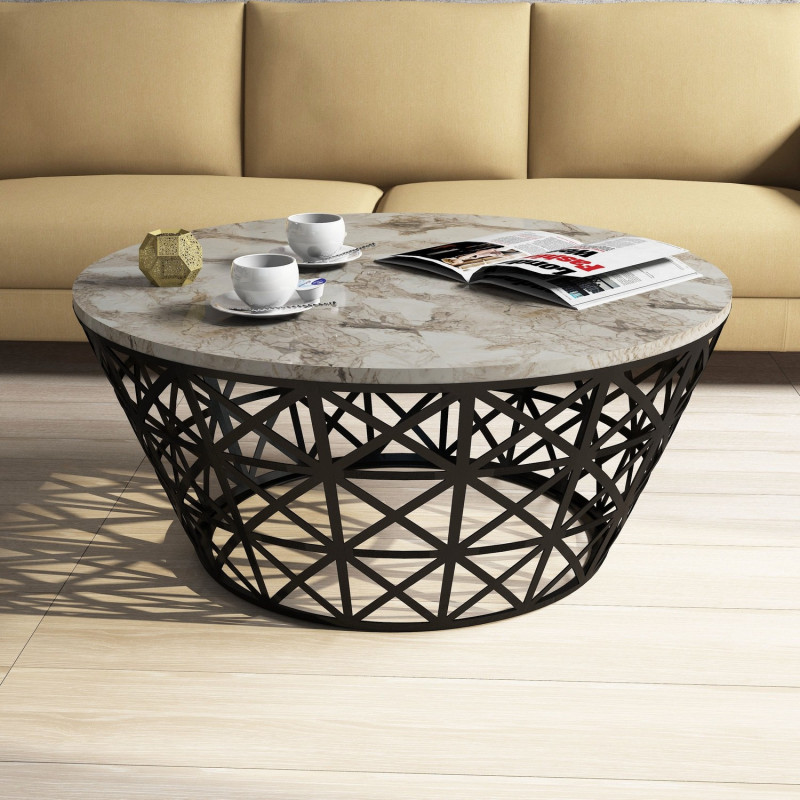 Mesa de centro Stil blanco Practica Hogar Mesa de centro Stil blanco Practica Hogar