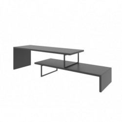 Mueble TV Ovit antracita negro Practica Hogar