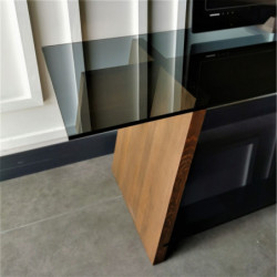 Mueble TV TV201 negro nogal Practica Hogar