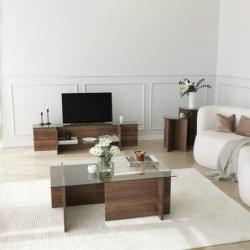 Mueble TV Escape nogal Practica Hogar