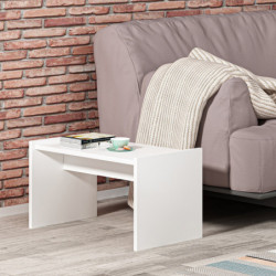 Mesa auxiliar Fall Blanco Practica Hogar