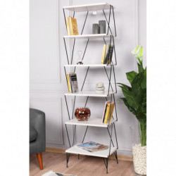 Librería Balaban blanco Practica Hogar