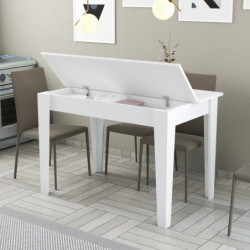 Mesa de cocina Kiev 510 blanco Practica Hogar